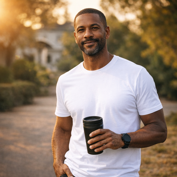 Why Every Dad Needs a White T-Shirt | Simple Style for South African Dads